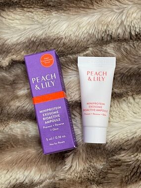 Peach & Lily Miniprotein Exosome Bioactive Ampoule Glow Concentrated Serum Mini